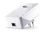 Lieferumfang: 1x dLAN 1200 triple+ Powerline Adapter, 1x Installationsanleitung, 3 Jahre Garantie