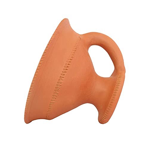 NRSON® Desi Handmade Natural Clay Dhoop Loban Dani/Dhuni Burner Holder/Pot Stand for Puja/Hawan/Dhuni [Shop/Office/Room/Gardan etc.] [Medium Size 100% Pure Mitti]