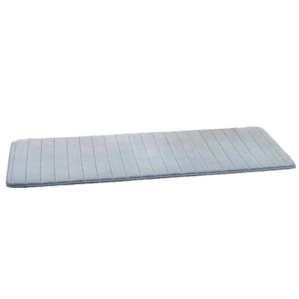 Tapis De Bain Antidérapant VSUSN - Mousse Mémoire Forme - Microfibre Absorbante - 30x50cm Kaki