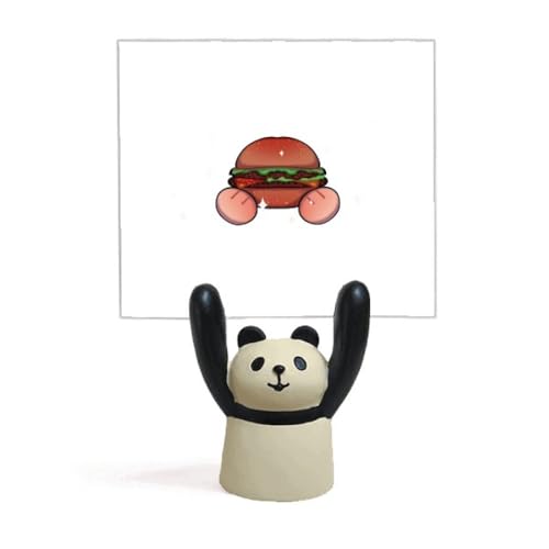 Support mémo panda dessin animé pour notes et photos de bureau