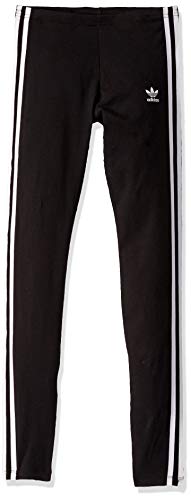adidas Originals Women's Juniors 3-Stripes Tight, black/White, Large