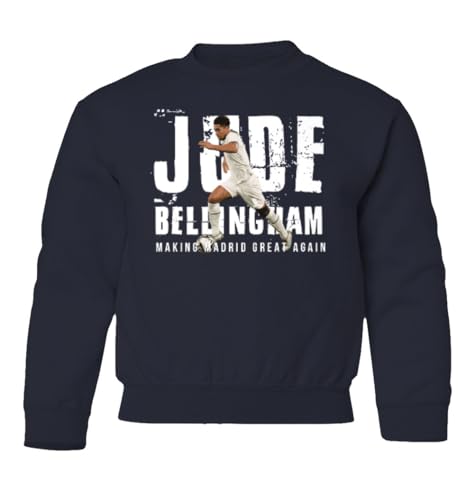 GamesDur Bellingham Soccer Star Making Madrid Great Again Youth Crewneck Sweatshirt