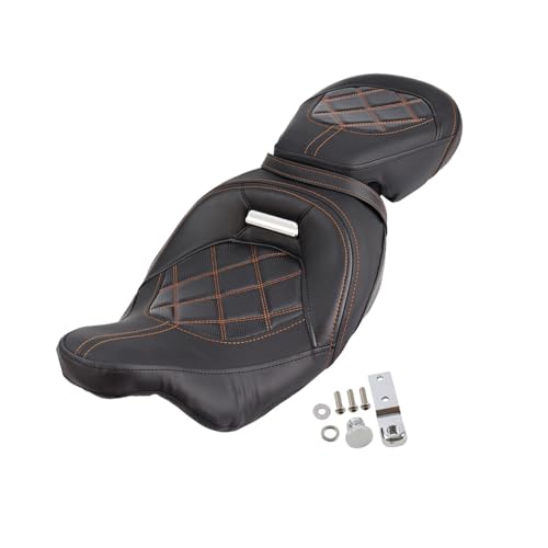 Asiento de motocicleta Touring conductor pasajero dos plazas Electra Street Glide 2009-2022