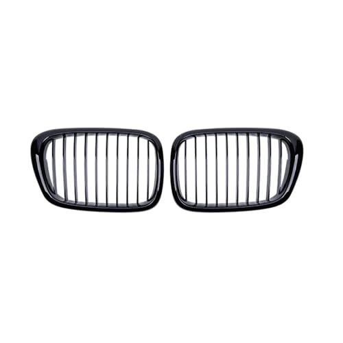 Grille pare-chocs avant calandre noire brillante Série 5 E39 - 3