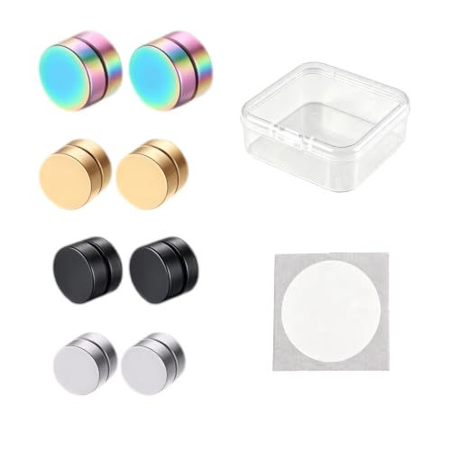 4 Pairs Pressure Earing Set Clip On Keloid Compression Earrings