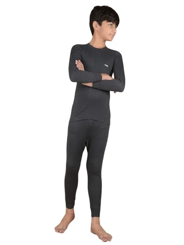 Dollar Wintercare Esteem Kid's Thermal RN Vest & Trouser Set Black