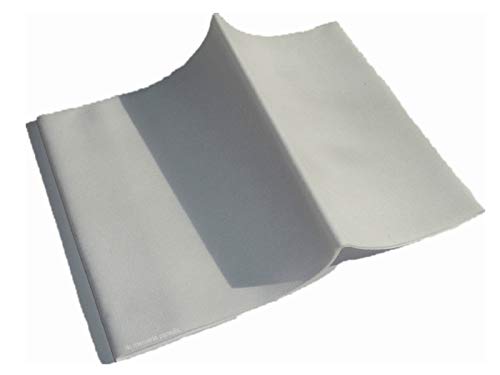 ILC MERCERIE PARADIS Percale Thermocollant Blanc -12 x 45 cm - Pièce De Réparation Thermo Adhésive Tous Tissus. (Plusieurs couleurs au choix)
