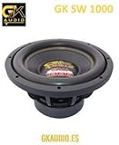  GK Audio SW 1000 15\" SUBWOOFER para Coche SPL COMPETICIÓN (Competition) Car Hi-Fi; Alta Potencia Speaker, Mid Bass, Tweeter, subwoofer PA …