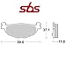 COMPATIBILE CON YAMAHA XP T-Max 500 2004-2007 PASTIGLIA FRENO posteriore SBS 185HF MESCOLA CERAMICA 6561850 COPPIA DI PASTIGLIE FRENO PER MOTO SCOOTER SPECIFICA+OMAGGIO