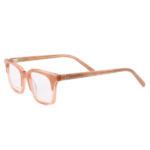Monture de lunettes vintage transparente pour éviter les marques sur le nez