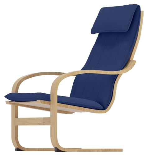 Poang Chair Cover Replacement for IKEA Blue Armchair