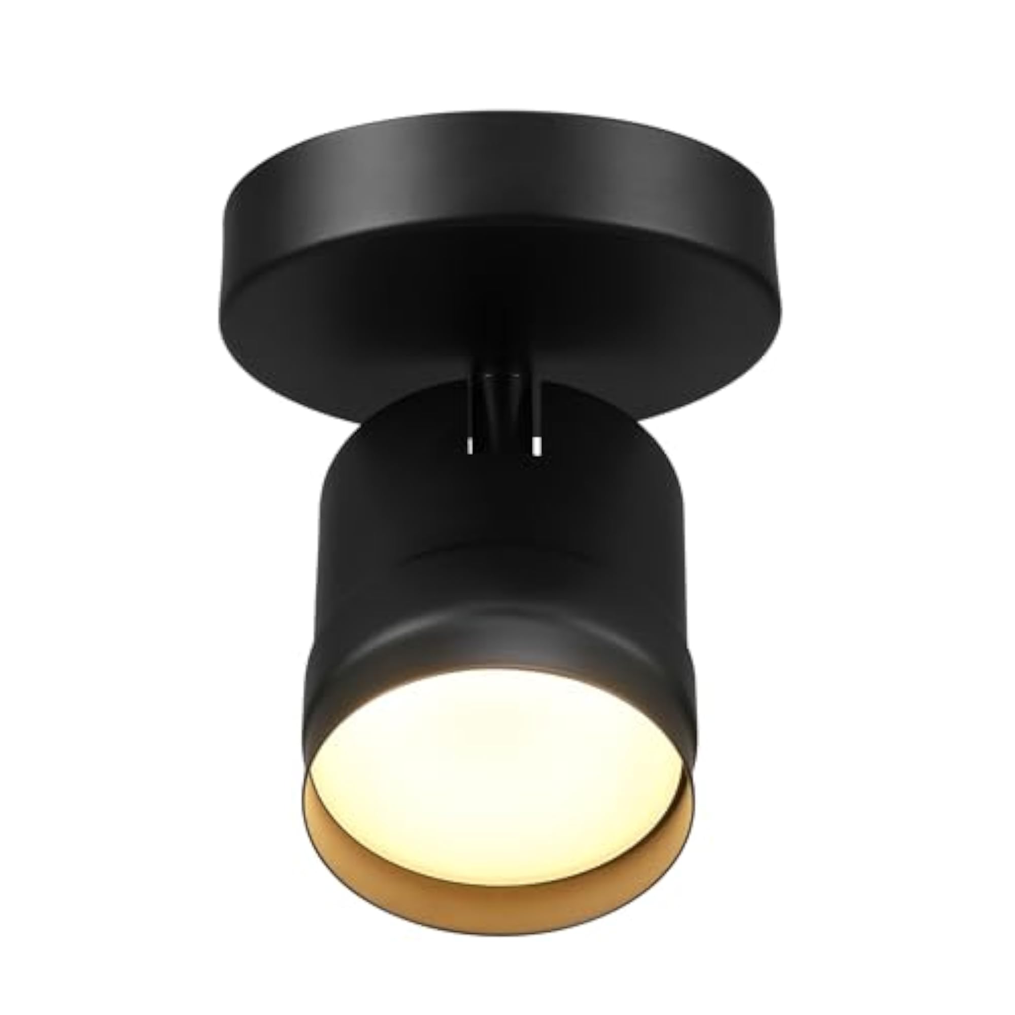 Integrated LED Spotlight, 4.5 Inch, Matte Black