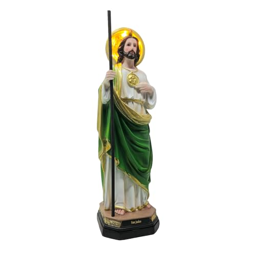 Estatua de San Judas Tadeo con Luz de 12 pulgadas miniatura 2