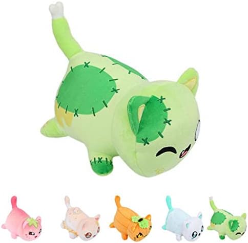 Keptfeet Aphmau Meemeowes, Aphmau Cat Plush Doll, Cute Anime Cat Plushies, Cat Doll Plush Toys Cute Plush Cats Doll, For Kids Girls(1PCS)