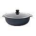 IMUSA USA GAU-86775 Nonstick Caldero with Glass Lid, Blue