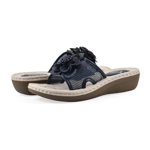 CLIFFS BY WHITE MOUNTAIN Women's Chill Floral Sandal2