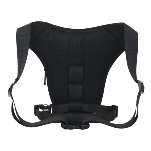 Riñonera de muslo Aramox con almacenamiento de triple capa y correas Molle para viaje 5
