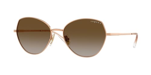 Óculos de Sol Vogue Eyewear Polarizado 0VO4330S 5152T5 Tam 56 / Rose Gold - Lentes Cinza Gradiente
