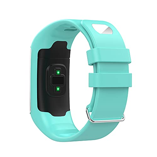 KINOEHOO Cinturino Compatibile con Polar A360 A370 Cinturini di Ricambio in Silicone.(verde acqua)