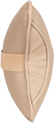Image of Car Dotted Beige Faux Leather Neck Rest for Tata Nexon Ev