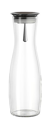 Bohemia Cristal 093 006 Carafe en verre « Viva » avec bec verseur pratique 1 250 mL smoke