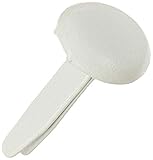 Eyelet Outlet Round Brads, 8mm, White