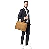 BAGZY Sacoche Homme pour Ordinateur 15.6 Pouces Sac Homme Cuir Cartable Cuir Homme Cadeau Homme Porte Document Homme Cuir Ordinateur Véritable Rétro Sacoche Mallette de Voyage Travail #1