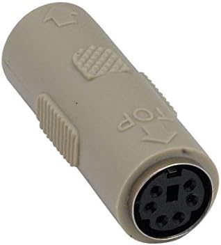 Cable Leader Mini-DIN6 Female to Female Molded Gender Changer