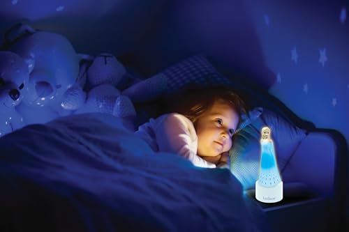 LEXIBOOK, Frozen Nightlight and Speaker for Children's Room, Colour Change, Soft Light, Battery Operated, White, NS01FZLXB
