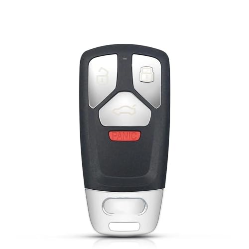 Carcasa de llave de coche de 3 botones para Audi A4 A5 TT Q5 Q7 SQ5 2016-2019
