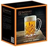 Nachtmann Beer Mug with Cut Glass Pattern, Crystal, 600 ml, Noblesse, 95635