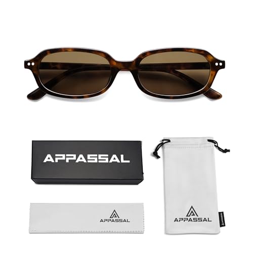 Retro Small Rectangle Sunglasses for Women Men Trendy Narrow Square Sunnies AP3729