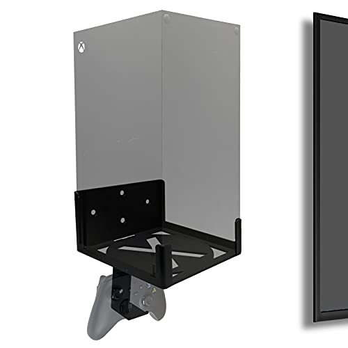 La Mejor comparativa de Soportes para estantes - solo los mejores. 37 Soporte de pared para Xbox Series X (montaje en la consola y accesorios en la pared cerca o detrás de la televisión con botón de encendido izquierda/derecha), kit de soporte de...