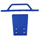 RPM Front Bumper and Skid Plate for 2WD Slash, Nitro Slash, Blue
