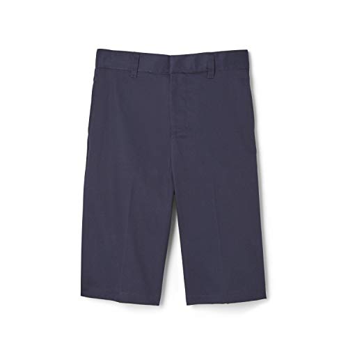 Image of French Toast Boys' Adjustable Waist Stretch Flat Front Shorts (Standard & Husky) for School Uniform