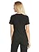 Cherokee Women's Iflex V-Neck Knit Panel Top, Black, S