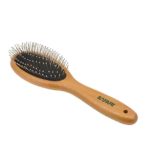 Coastal Pet Safari Wire Pin Dog Brush With Bamboo Handle - General Dog Grooming Brush For Dogs With Short And Long Hair - Eco-Friendly Handle - Compatible With Safari Dog Grooming Tools - Large #TOP10