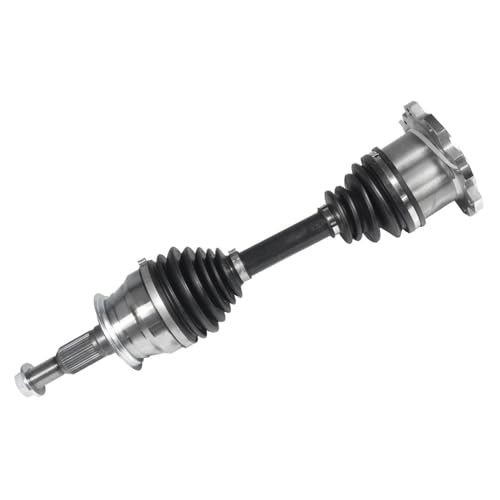 Image of Detroit Axle - Front CV Axles for 2011-2019 Chevrolet Silverado 2500 HD 3500 HD GMC Sierra 2500HD 3500HD 2011-2018 Silverado 2500, CV Axle Shafts Assembly Replacement