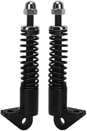 Pexorin 電動スクーター用フロントショックアブソーバー 1組 ステンレススチール製フロントショックスプリング 8インチスクーター電動スクーターの改造に最適 サスペンションダンパー