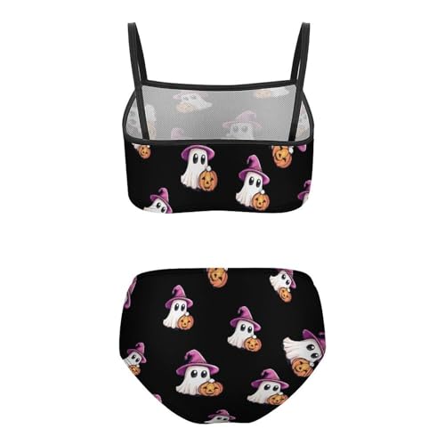 Ghost Halloween Girls Swimsuits Two Piece Bikini Sets Beach Sport Swimwear Bathing Suit2