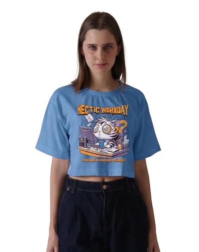 Image of Cotton Oversized Crop Top for Women De mon Anime Nezuko Kamado Graphic