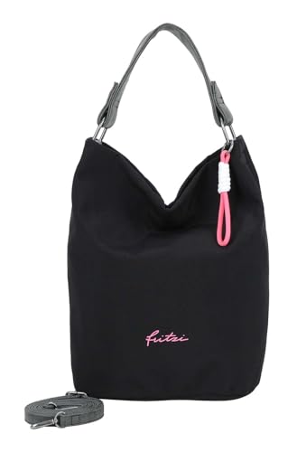 Sac à épaule Lea Hobo Black au design fluide et finitions soignées