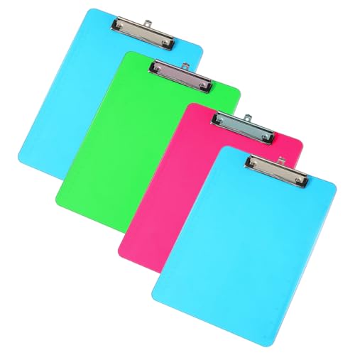 Porte-documents colorés TEHAUX avec pinces incluses pour trier vos feuilles au bureau