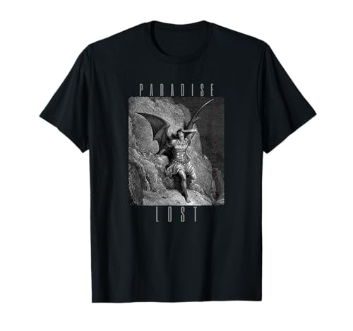 Paraíso perdido Milton Satán arte Gustave Doré ángel demonio Camiseta