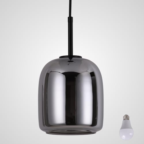 Brightscape Smoked Grey Pendant Lights Kitchen Island - Small Size Hanging Light Fixture - Includes...