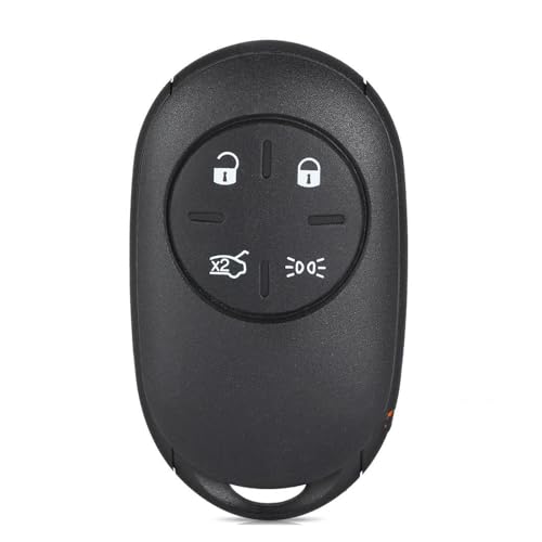 Carcasa mando llave para Fiat 500E y 500X con 4 botones de repuesto
