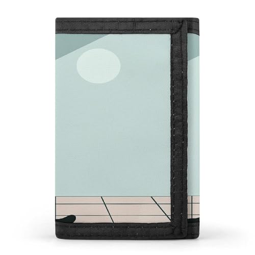 Portefeuille de voyage fonctionnel avec porte-carte d'identité pour homme et femme