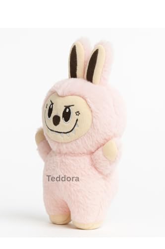 Image of Cute face Doll Soft Toy for Girls Boys Kids,Pink,Cute Character Plush Stuffed Baby Teddy Gift Birthday, 25 cm