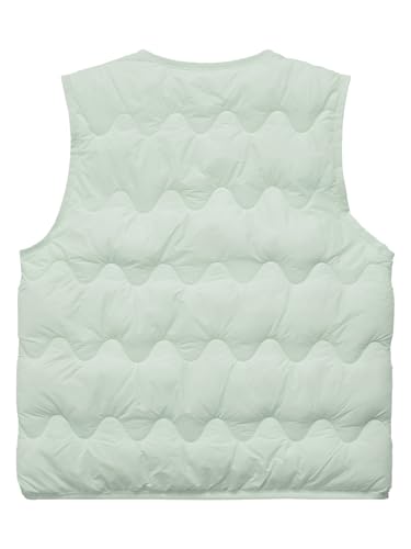 Little Kids Padded Quilted Vest Puffer Gilet Cozy Soft Warm Waistcoat Jacket Outerwear for Girls Toddlers2