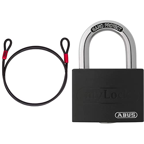 Abus Cobra câble 8/200 à 2 boucles et cadenas T65AL/40 antivol